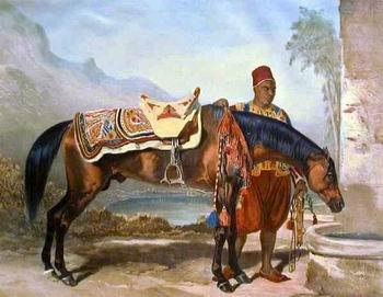 unknow artist Arab or Arabic people and life. Orientalism oil paintings  513 Germany oil painting art